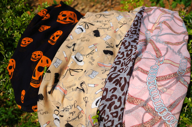 不買媽媽會生氣☆淘寶12元雪紡絲巾們