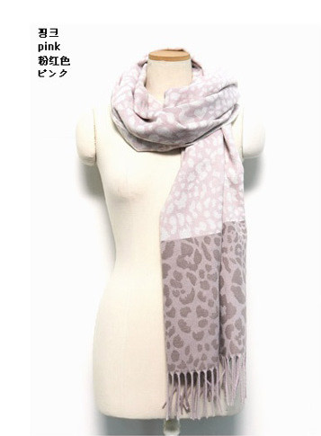 不愛豹紋也要她★淘寶韓國豹紋雙色圍巾
