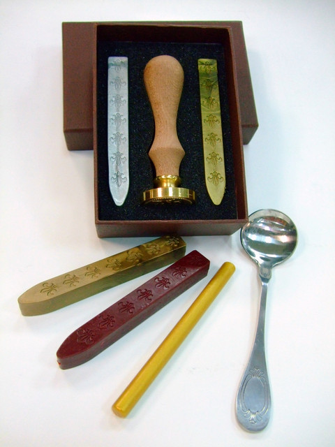 超復古☆淘寶火漆封蠟印章組