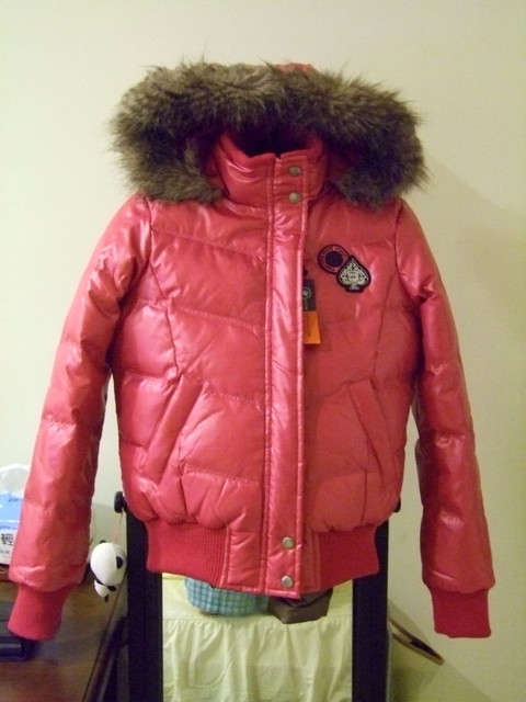 週年慶戰利品☆Hart Schaffner Marx TRAVELOR 小桃色羽絨衣